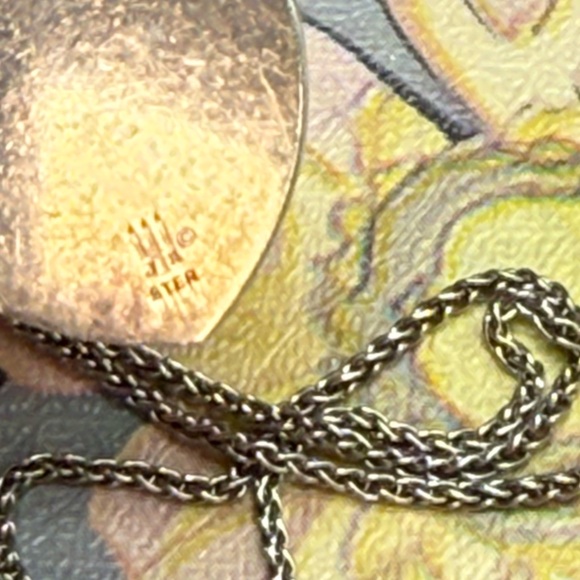 ⭐️James Avery Tender Care Charm on fine Spiga chain 18”sterling silver - Picture 6 of 9